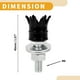 thumbnail image 4 of Tornillos de Placa de Licencia Universales M6 para Motocicleta Unique Bargains, Cubierta de 40 mm, Kit de Tornillos de Placa de Licencia Antirrobo, Marco de Tornillo de Aleación de Aluminio Negro, 4 of 6