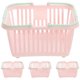 thumbnail image 1 of 4 Pcs Kids Storage Baskets Mini Grocery Basket Mini Prop Shopping Basket Shower Caddy Basket BAGEL STORAGE CONTAINER, 1 of 3