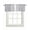 Gray, variant on Light Grey Striped Kitchen Valances for Windows Farmhouse Linen Window Valance Curtain for Living Room Window Treatment White Simple Neutral Modern Valance Rod Pocket Topper Drape, 54 x 18 Inch