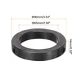 thumbnail image 2 of Unique Bargains Shaft Collar, 2.6 Inch Bore Carbon Steel Set Screw Style Clamping Collars Black 2 Pcs, 2 of 4