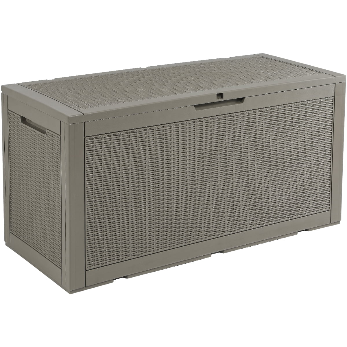 DWVO Deck Box Storage Shed Bin Backyard Patio Outdoor Waterproof