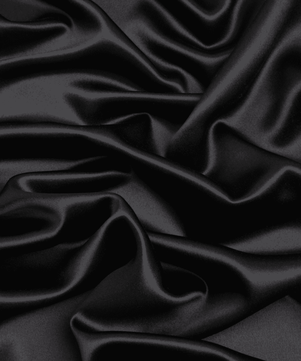 Silky Stretch Satin Fabric by Yard 60" Inch Wide - Charmeuse Satin Fabric for Gowns, Weddings Decor, Table Sheets, DIY Crafts, Sewing (Black, 1 Yard)