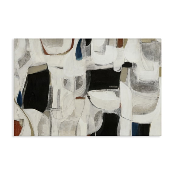 Stupell Industries Contemporary Dynamic Earthy Shapes Canvas Art, 24 x 16, by Kippi Leonard