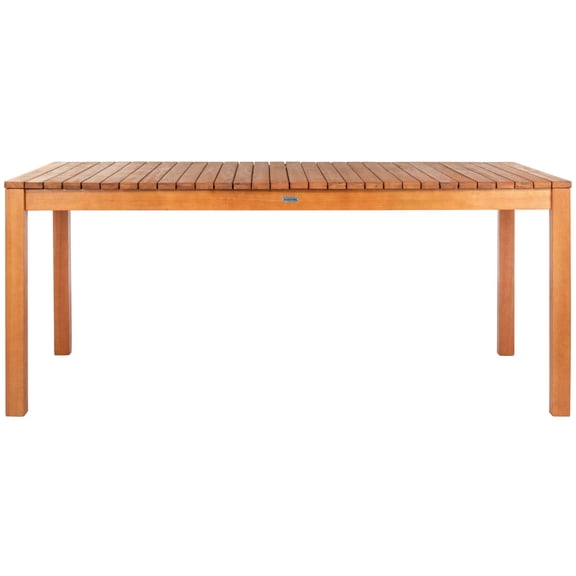 SAFAVIEH Outdoor Collection Marson Expandable Dining Table Natural