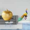 thumbnail image 2 of Escultura Artística De Fruta De Resina Y Figura De Pavo Real, Adorno De Mesa Moderno Para Estantería, Comedor, Dormitorio, Oficina, Jardín, Patio, Decoración Del Hogar., 2 of 8