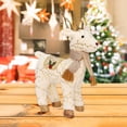 thumbnail image 4 of Elk Doll Ornament Souvenir, Home Short Plush Printe Elk Doll decoración navideña, Holiday Ornament para Party Decor Window Hotel Home Collectibles 45cm Yotijar muñeca de vacaciones, 4 of 10