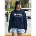 thumbnail image 2 of Summer Paradise California Hoodie Women - Women Hoodie, Navy, 3XL, 2 of 4