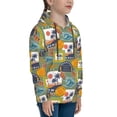 thumbnail image 3 of Lsque Hawaiian Style Patten Youth Hoodie Sweatshirt Pullover with Kangaroo Pocket Boys and Girls Hoodie Warm Hoodie for Kids-Large, 3 of 6