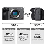 Sony FX3 Full-Frame Cinema Camera with 70-200mm f/2.8 GM OSS II Lens Bundle with (2-Pack) Batteries, Backpack, Memory Card, 4 Softwares and Card Reader
