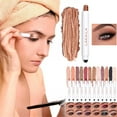 thumbnail image 5 of Dengmore 12-color Eye Shadow Stick Waterproof Non- Nude Makeup Base Eye Shadow, 5 of 8