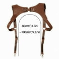 thumbnail image 2 of Men's Leather Suspenders Men's Sex Leather Clothes Alternative Wear Belts Chain Belts for Women Thick Belts for Men Cowboy Belt Buckles for Men Cowboy Belts for Men with Buckle Belt Adjustable Belts, 2 of 3