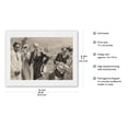 thumbnail image 2 of Duke Kahanamoku & Friends - Amelia Earhart Paavo Nurmi Douglas Fairbanks - Vintage B&W Historical Photograph c.1932 - Japanese Unryu Rice Paper Art Print (Unframed) 17 x 22 in, 2 of 4