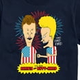 thumbnail image 3 of Beavis & Butthead - USA Fireworks - 4th of July - Men's Short Sleeve Graphic T-Shirt, 3 of 5