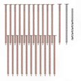 thumbnail image 1 of 3.5" Copper Nails for Tree Stump Removal, 25-Pack Pure Copper Spikes Hardware, 1 of 5