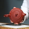 thumbnail image 3 of Xishi Teapot 10oz Chinese Dragon Yixing Purple  Sand  Clay Tea Pot Dahongpao Mud Kungfu Tea Set Kettle, 3 of 10