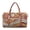Retro Floral Pattern, variant on Garronmavis Large Quilted Duffle Bag for Women, Floral Weekender Travel Bag Overnight Bag with Zipper Pocket, Luggage Sleeve for Airplane Travel Multi-Use Carry On Shoulder Bag
