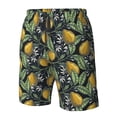 thumbnail image 5 of Naloa Citrus Fruits Elegant Lemons Men's Beach Shorts, Surfing shorts, Swim trunks, Quick Dry Swim Trunks for Surfing Beach Fun - Small, 5 of 9