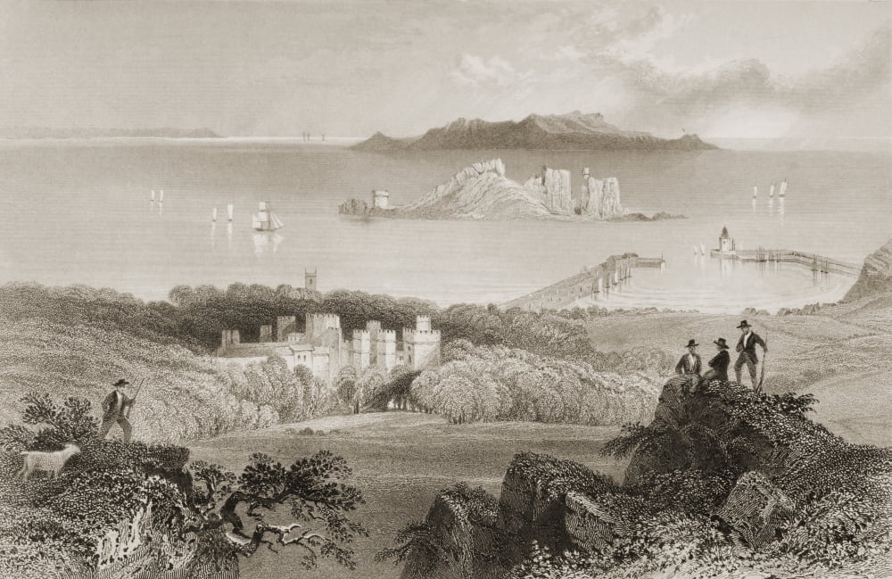 Howth Castle Howth County Dublin Ireland Drawn By WHBartlett Engraved By R Wallis From The Scenery And Antiquities Of Ireland By NPWillis And JStirling CoyneIllustrated From Drawings By WHBartlett Pub