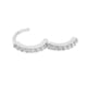 thumbnail image 5 of Pendientes de Aro de Puño de Circonita Cúbica Perfecl para Mujer Plata 8mm, 5 of 8