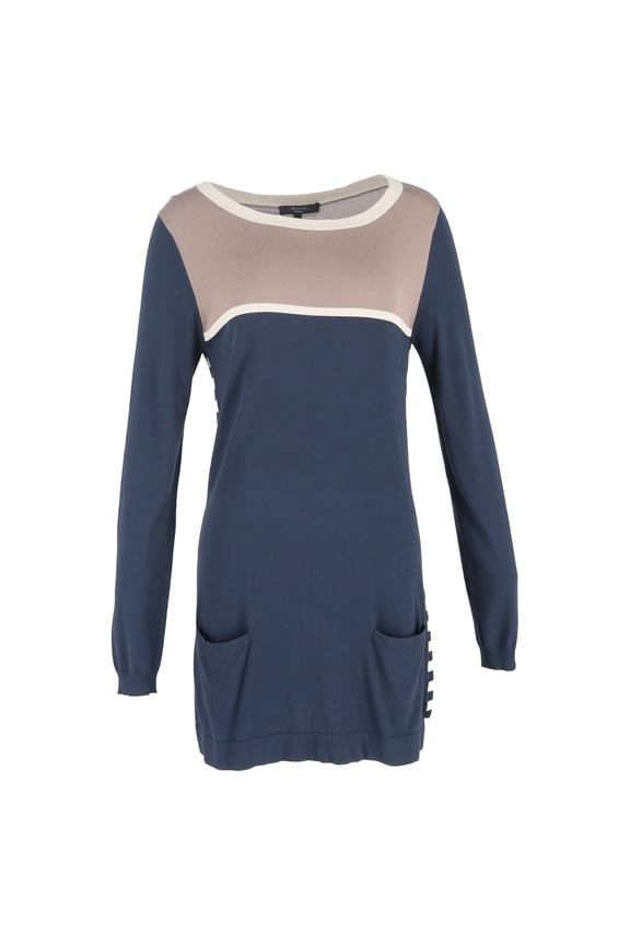 Pre-Owned Weekend Max Mara Stripe Long Jumper Sweater in Multicolor Viscose