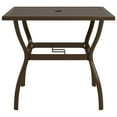 thumbnail image 5 of vidaXL Outdoor Dining Table Patio Table Porch Deck Garden Furniture Steel, 5 of 34