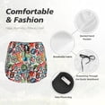 thumbnail image 6 of Lsque Cute Nautical Printed Women's Running Shorts with Liner Pockets,Elastic Quick Dry Workout Athletic Gym Yoga Shorts,Womens High Waist Shorts-Medium, 6 of 9