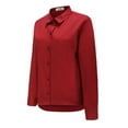 thumbnail image 2 of SSLR Oversized Button Down Shirts for Women Long Sleeve Dress Shirts High Low Causal, 2 of 8