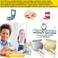 thumbnail image 2 of Uncrustable Sandwich Maker, Sandwich Pocket Circle Shape Cutter & Sealer for Kids Breakfast and Lunchboxes, Light Blue, 3.7Inch, 2 of 6