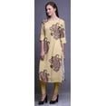 thumbnail image 3 of Bimba Kurta à Manches 3/4 Imprimée Kurti Droite Vêtements d'Été pour Femmes, 3 of 6