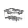 thumbnail image 1 of 2-Piece Vacuum Food Saver Set, BPA-Free Storage Jars with Hand Pump for Refrigerator or Pantry, 1 of 9
