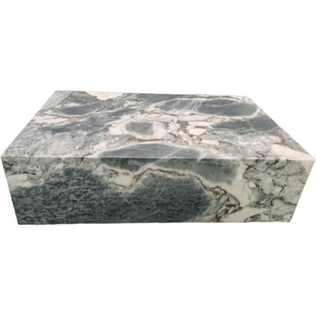 BETACH Genuine Marble Block Coffee Table - Galaxy Blue Marble