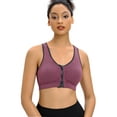 thumbnail image 5 of SAYFUT Women's Front Closure Sport Bra Removable Pads Wirefree Racerback Workout Yoga Bras, 5 of 7