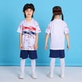 thumbnail image 3 of Hienoo Big Boys' Outfits Athletic Short Sleeve T-Shirt and Shorts Set Summer 2-Piece Set, 3 of 4