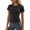 A-Black61, variant on Yuanlong Womens T-Shirts Short Sleeve Yoga Top Crew Neck Back Crisscross Mesh Breathable Athletic Workout Stylish Casual Tee Top