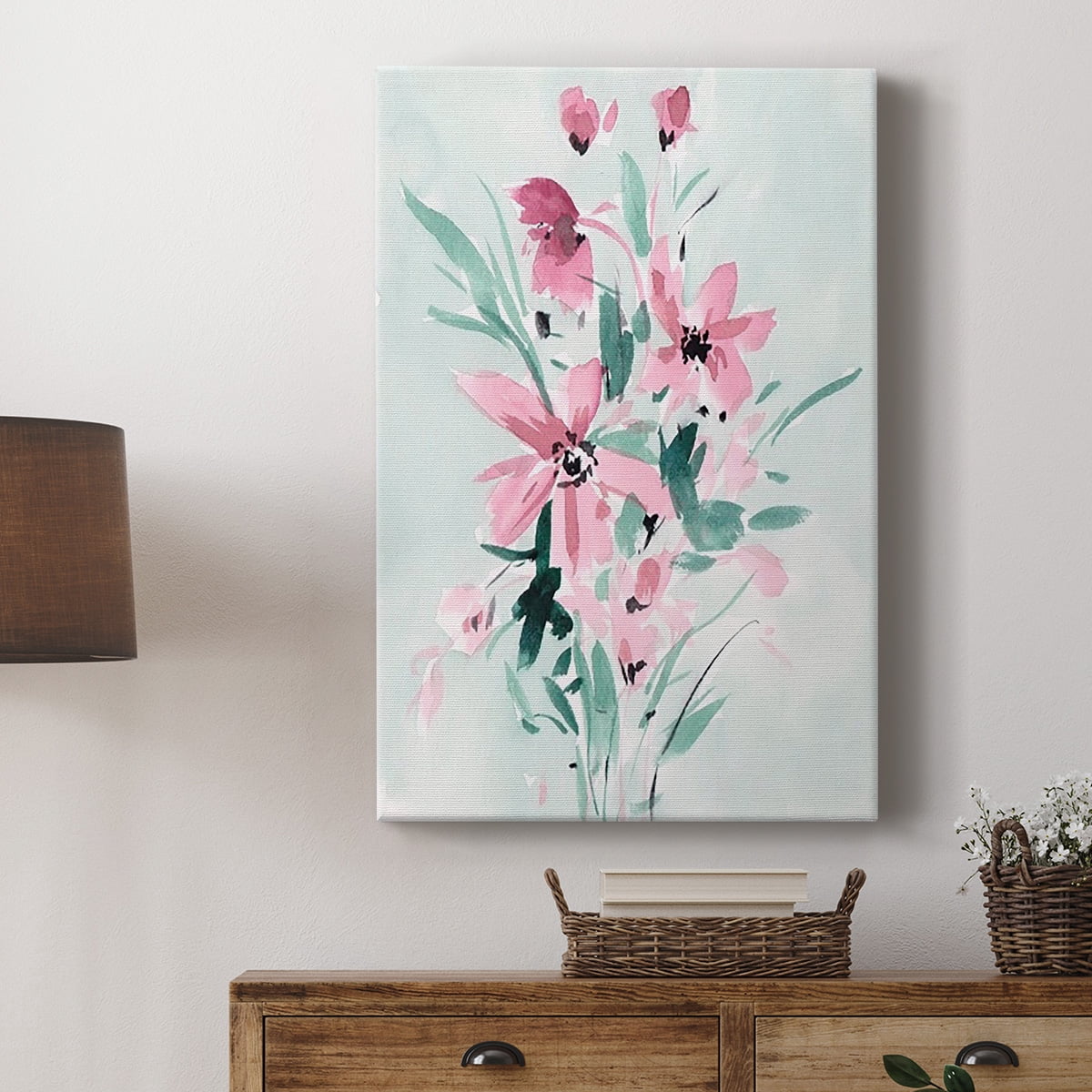 Posy Blooms II Premium Gallery Wrapped Canvas - Ready to Hang
