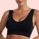thumbnail image 3 of Conjunto de lencería Sujetador de belleza para mujer, sujetador de ejercicio de una pieza, uso diario femenino (negro XXL) Kuymtek Negro T XXL para Mujer, 3 of 5