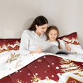 thumbnail image 5 of Feelyou Merry Christmas Child 01, Rustic Cabin Twin Comforter Sets, Western Vintage Festival Reversible Bedding Set, Luxury Bedroom Decor, 2pcs, 5 of 8