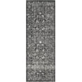 thumbnail image 5 of Hauteloom Roseland Living Room, Bedroom Area Rug - Traditional - Black, Charcoal, Medium Gray - 2' x 2'11", 5 of 6