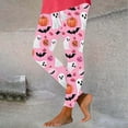 thumbnail image 5 of Neewe Halloween Women's Printed High Waisted Leggings for Women-Soft Athletic Tummy Control Pants for Running Yoga Workout Reg & Plus Size, 5 of 6