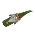 thumbnail image 1 of Cateissary Cubierta de botella de vino de Navidad sin rostro manga de hombre mayor con barba telas no tejidas sombrero de Navidad ropa cubiertas Kits de decoración para fiestas Verde, 1 of 6