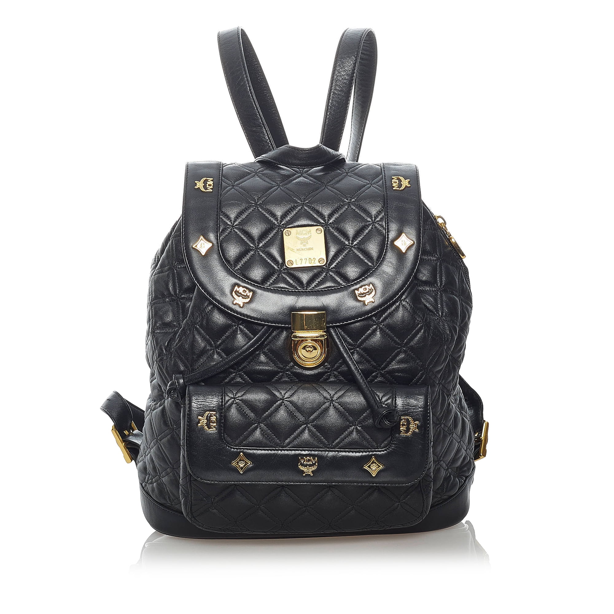 Mcm gray backpack sale