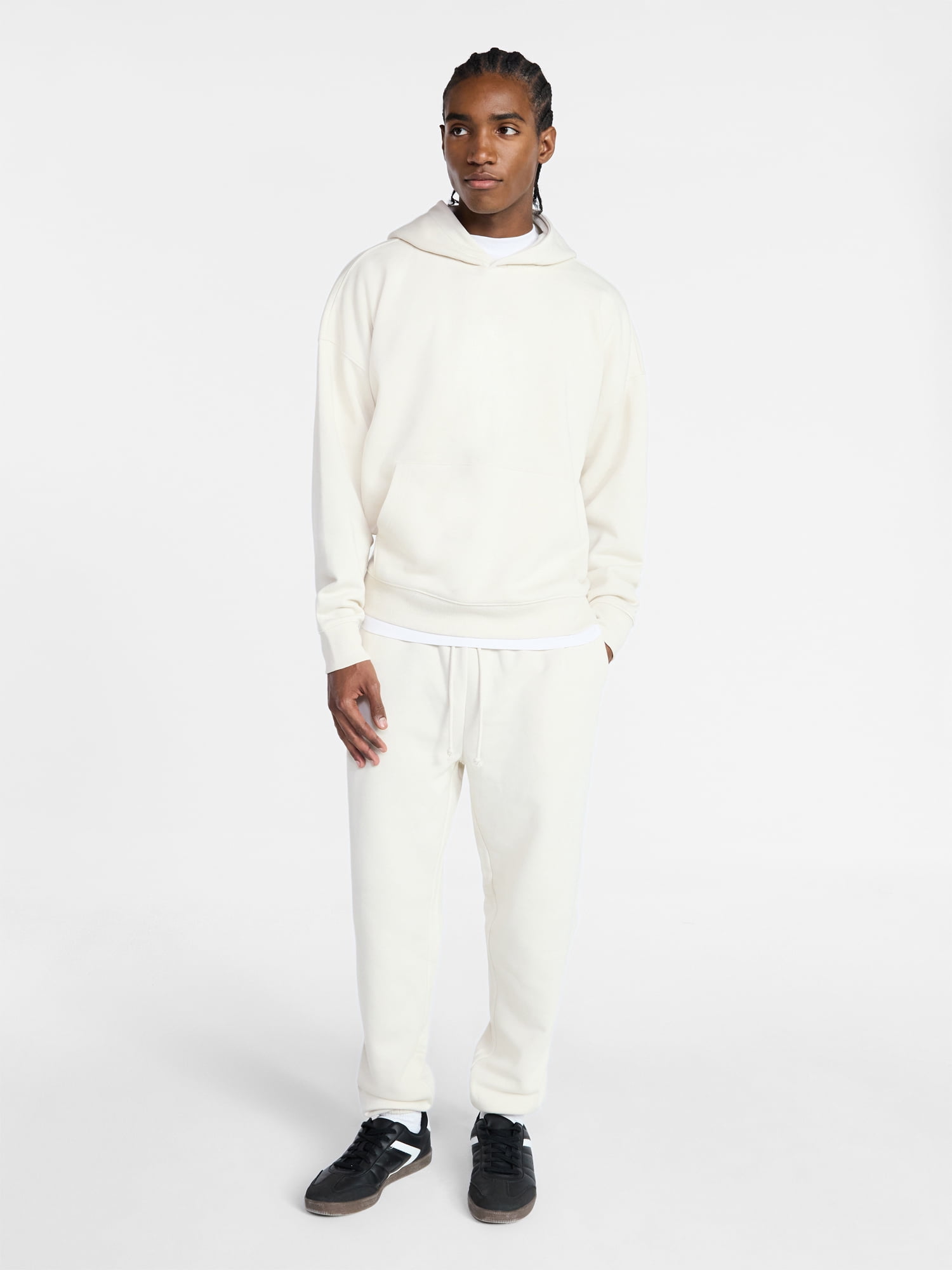 No Boundaries Oversized Hoodie with Long Sleeves, Men's XS-4XLT