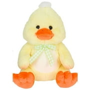 Kellytoy Easter 14 inch Sitting Animals Duck Plush
