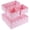 Pink, variant on Woven Storage Baskets Aqua Set of 4 Closet Shelf Dresser Organizer