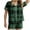 Green, variant on CAUYDY Halloween Pajamas Women Fall Graphic Button Up Sleepwears Loungewear Ladies 2 Piece Top and Shorts Pjs Sets(Red,L)