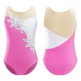 thumbnail image 1 of YONGHS Kids Girls Metallic Gymnastics Ballet Dance Leotard Athletic Practice Bodysuit Pink 4, 1 of 5