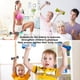 thumbnail image 5 of Juego de 2 mancuernas de ejercicio físico para gimnasio en casa, pesas sin mano, hexagonales, color azul real, 3 libras, 5 of 6