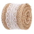 thumbnail image 4 of 10 rollos de rollo de encaje de lino elegante, Material de bricolaje para bodas navideñas, accesorios para manualidades, tipo 5, 4 of 8