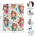 thumbnail image 4 of Colorful Fairy Princess Pattern Blanket,Comfortable Soft Lamb Wool Throw Blanket,All Season,Warm Lightweight Blankets for Sofa Bed Couch Living Room Chair,30"x40", 4 of 4