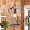 thumbnail image 4 of SAFAVIEH Rinnah A19 Bronze Steel Pendant Light with Black Shade, 4 of 6